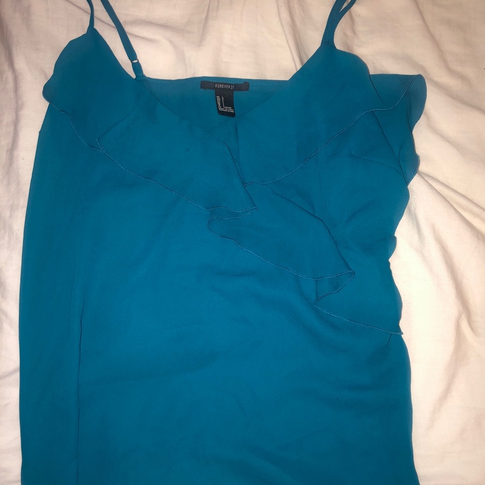 Ruffled Dressy Tank Top